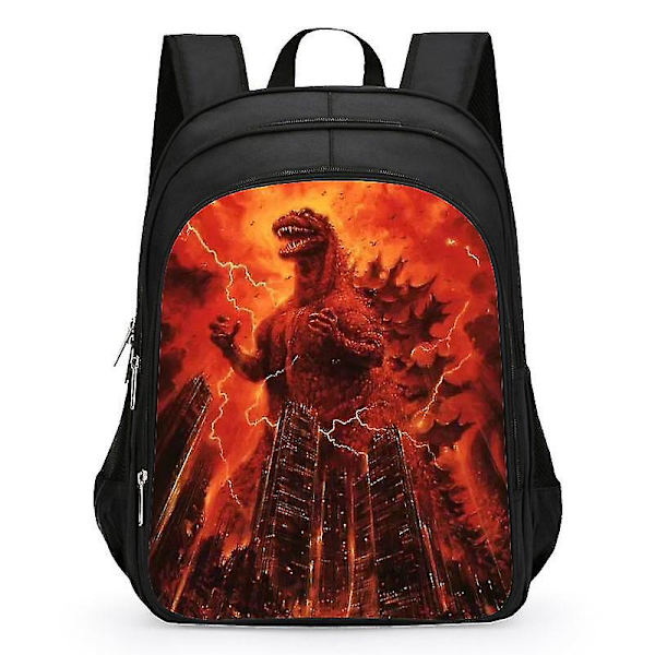 Godzilla Print Skole Taske Børn Vandtæt Rygsæk #1 Y 16 S