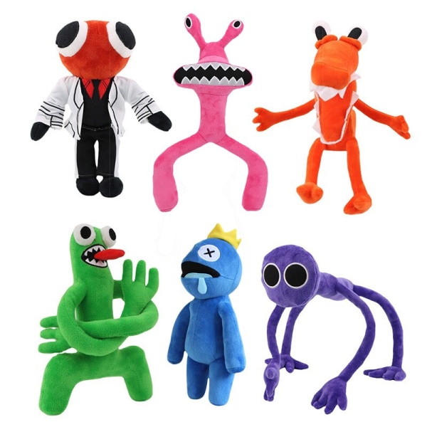 Ro-blox Rainbow Friends Plush Game haracter Kawaii Toys for Kid W - C
