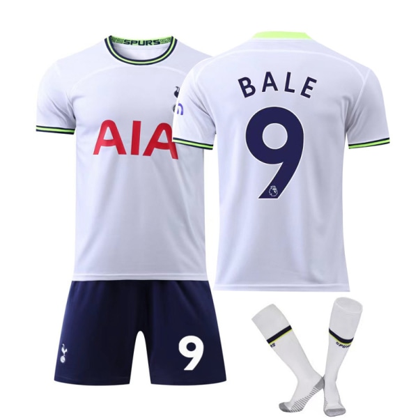 22-23 Tottenham Hotspur fotbollströja för barn, ungdomar för män xZ BALE 9 XS (160-165cm)