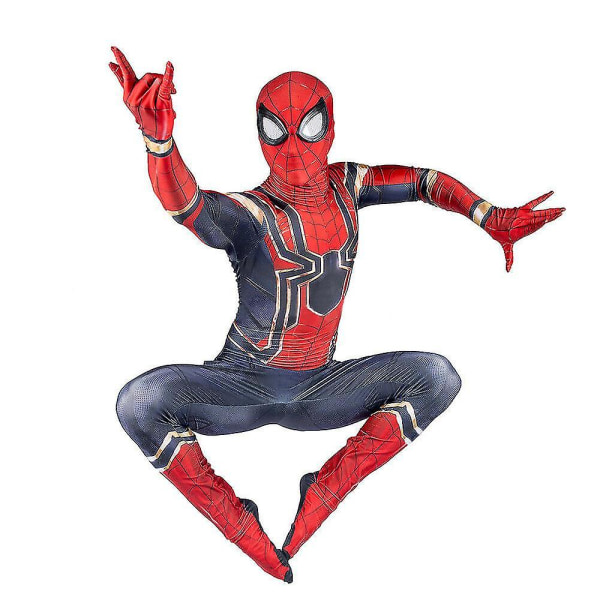 Iron Spiderman kostume til børn - 140cm