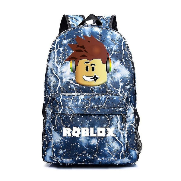 Roblox Ryggsäck Ryggsäck Skolväska För Barn Pojkar Flickor Y A