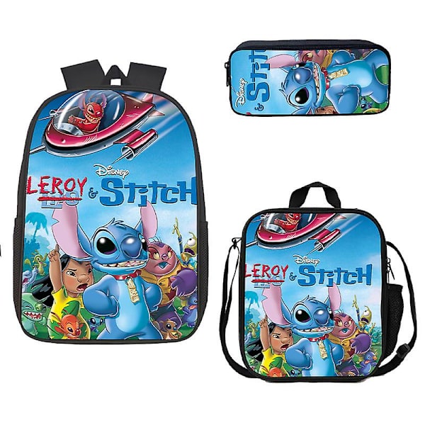 Stitch reppusetti koululaukku Y Style 4