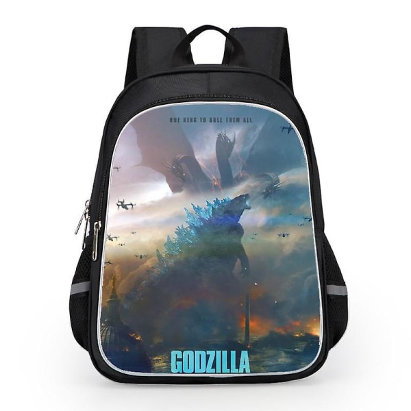 Godzilla Print Koulu Reppu Lapsille Vedenpitävä Reppu #1 Y 6 L