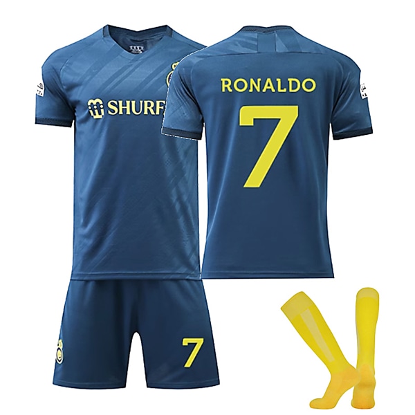 Al-Nassr FC 22-23 Away Jersey RONALDO No. 7 Jalkapallopaitasarja W 18