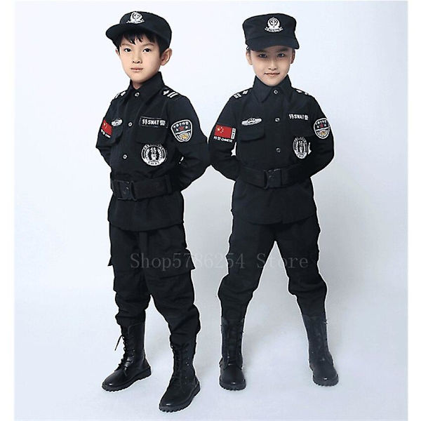 Lasten poliisiasu poliisien cosplay-asu Height 110CM