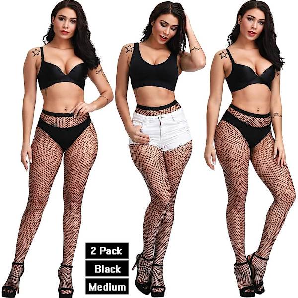 6-pack Strumpbyxor med hög midja Nätstrumpor Lårhöga strumpor / STYLE3