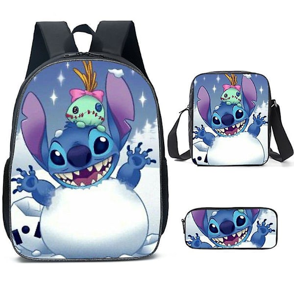 Stitch Ryggsäck Set skolväska Y Style 25