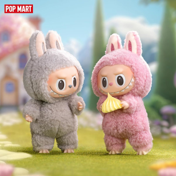 1 stk. POP MART LABUBU The Monsters Spændende Macaron Plysdukker Figurlegetøj Overraskelsesbokse (Farve Tilfældig) 1 Enkeltpakke
