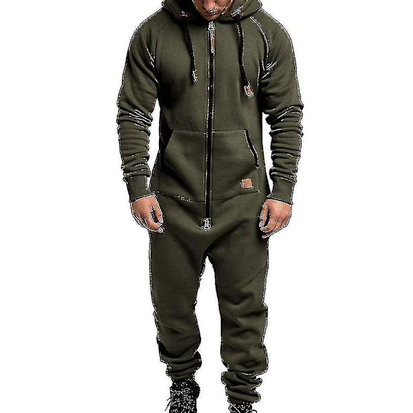 Heldress for menn Army Green M