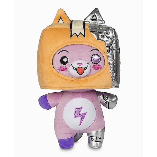 Lankybox Boxy + y + Rocky plysch mjuk leksak Kid Game Figur Plyschdocka . Fox