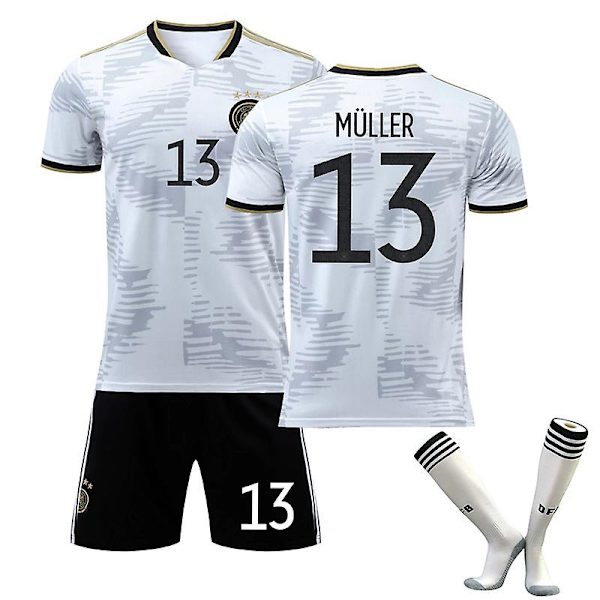 Mordely 2022 Fodboldtrøje til VM i tysk fodbold W 26 MULLER 13