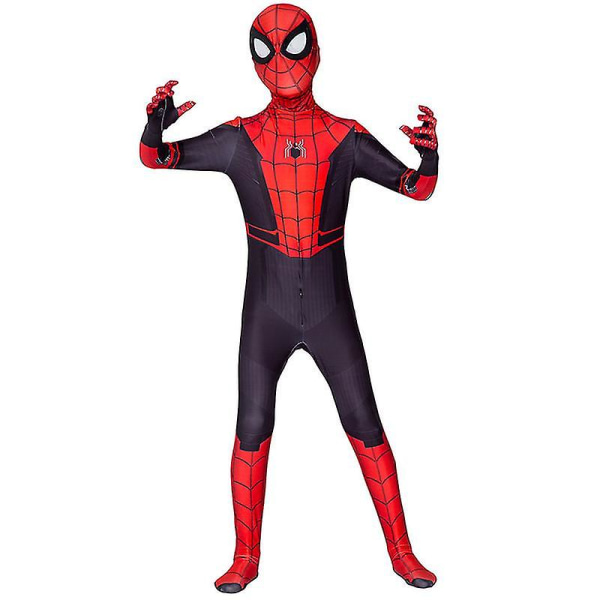 Spider-Man Cosplay -asu aikuisille ja lapsille, Spiderman-asu Halloween-juhliin ja naamiaisiin 4-5 Years