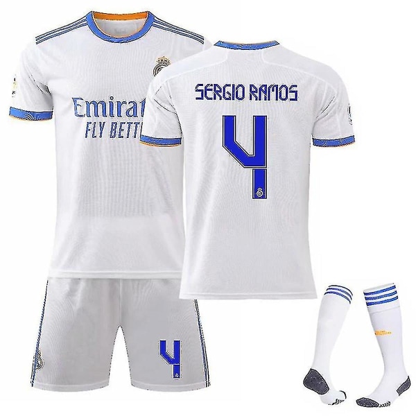 SERGIO RAOS 4 Real adrid fotbollströjor Z M