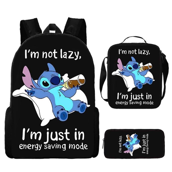 Stitch Ryggsekk Sett Skoleveske Y Style 21