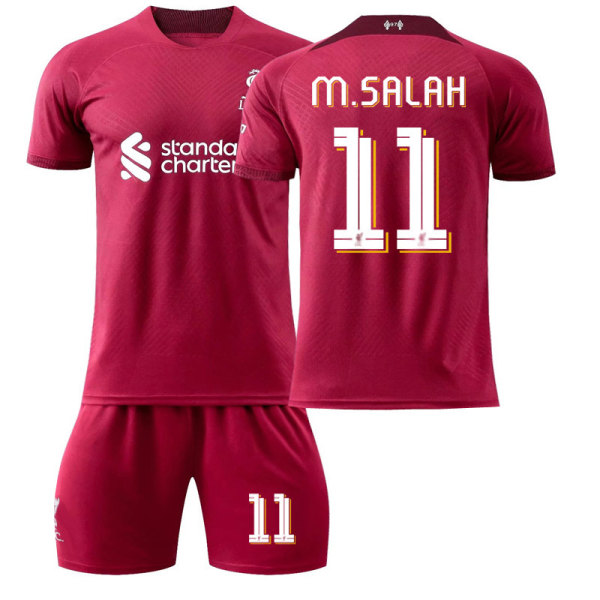 22 Liverpool fodboldtrøje NR. 11 Salah skjorte W #2XL