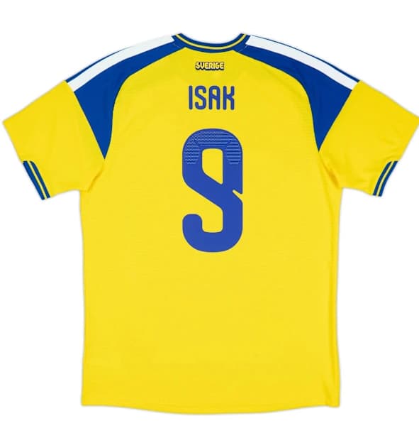 Sverige 2026 VM Barn Tröja #9 Isak 24 e 24 NO.9 ISAK