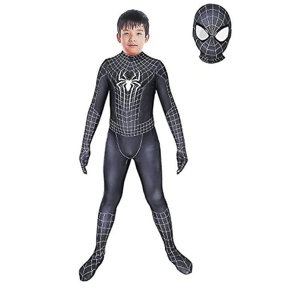 Halloween Expedition Miles Extraordinär Spider Spider! Xia Tight Fitting Elastic Spot Cos Animation Kläder. Miles 150 Small black spider with lens 100
