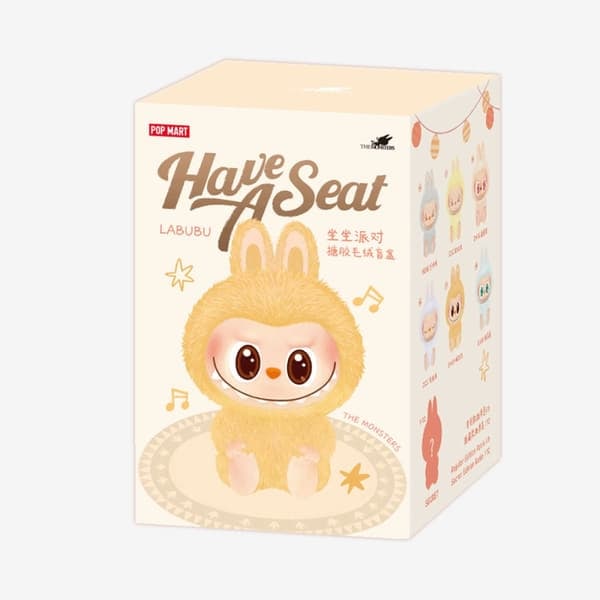 Labubu Have a Seat 17 cm Pop Mart -yllätyslaatikko