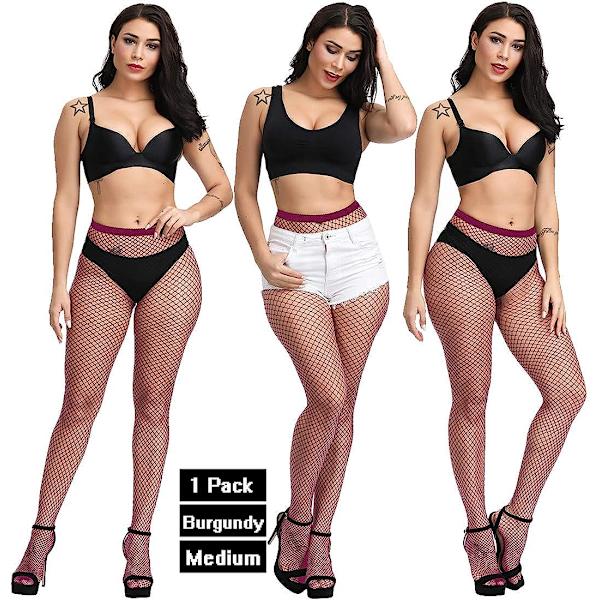6-pack Strumpbyxor med hög midja Nätstrumpor Lårhöga strumpor / STYLE2