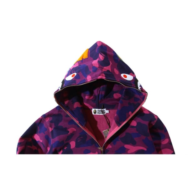 Print med camouflage-tryk til mænd og kvinder, jakke - H Green XL