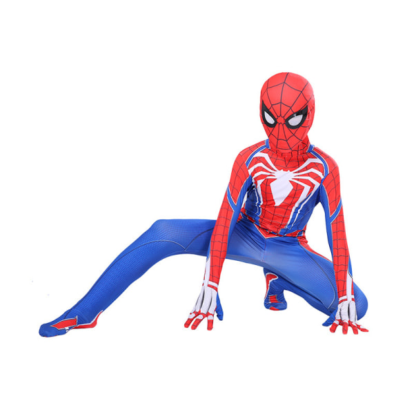 Spiderman Advanced Suit Cosplay Kostym Party Jumpsuit Passform 100CM 140CM