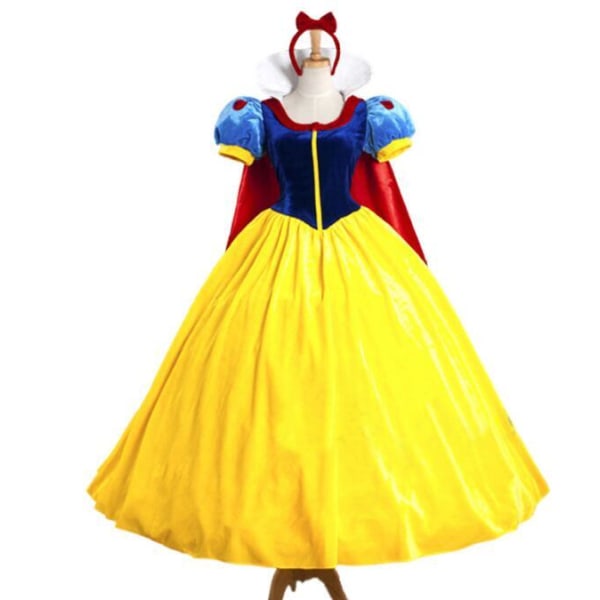 Cospaly Voksen Prinsessefest Opptreden Kostyme Yellow L