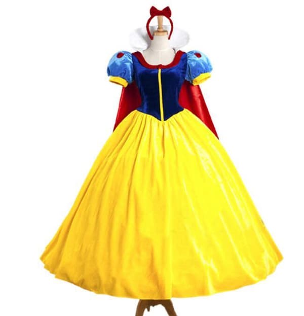 Cosplay Voksen Prinsesse Fest Performance Kostume Yellow M