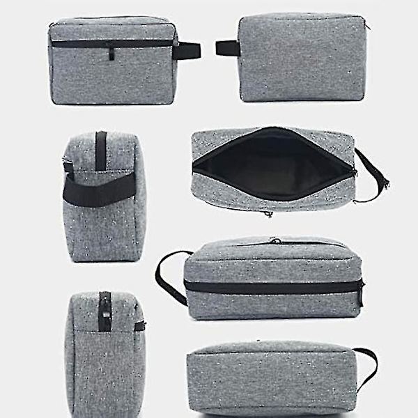 Resor Herr Toalettväska Kvinnor Kosmetisk Necessaire Case Vattentät Dam Sminkväska Beauty Wash Pouch Handväska-e W Style 1-Wine Red