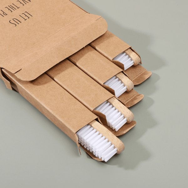 Bambutandborste - Högkvalitativ Tandborste i Bambu 3-Pack