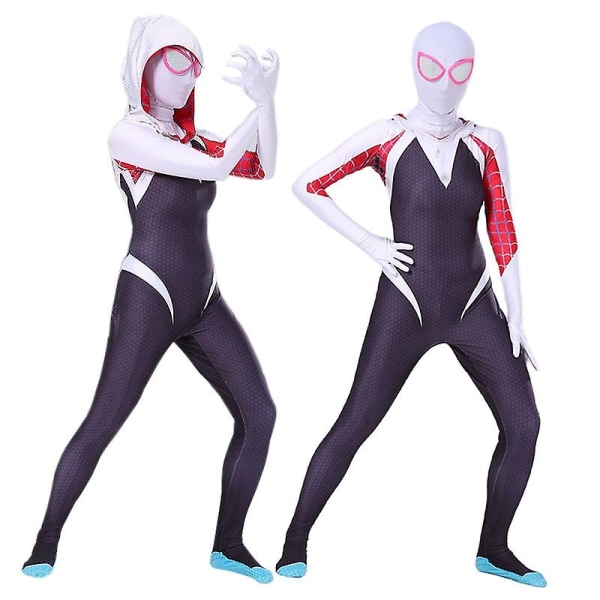 Spider-Man World Gwen Stacy Cosplay Cosplay Jumpsuit Halloween 110cm