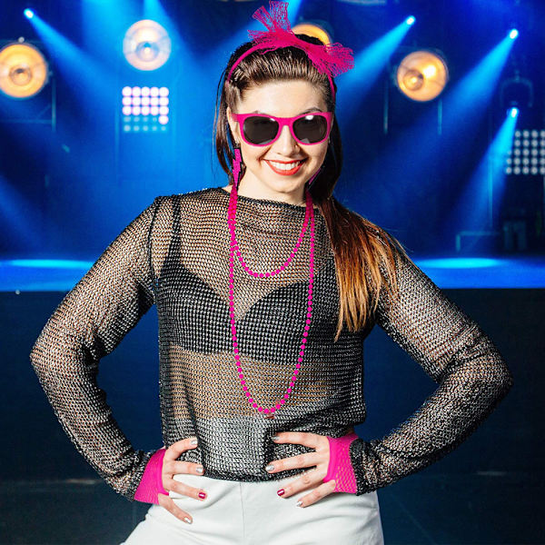 80-luvun 70-luvun asusteet naiset tytöt cosplay-asu Ben Fancy Outfit Z W Rose red