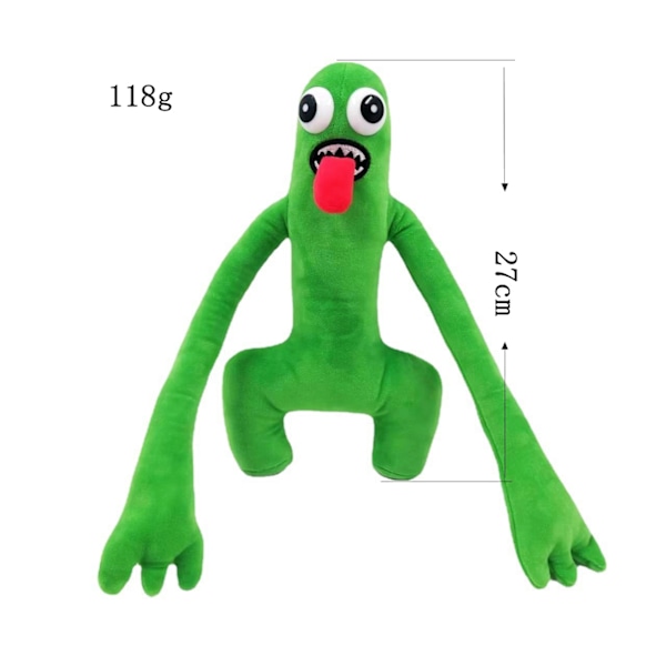 Rainbow Friends Plyschleksaksfigur k green 27cm