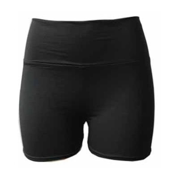 Sorte korte cykelbukser black m