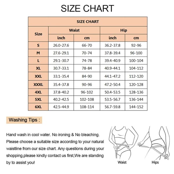 Kvinde Butt Lifter Shaper Trusser - 4XL