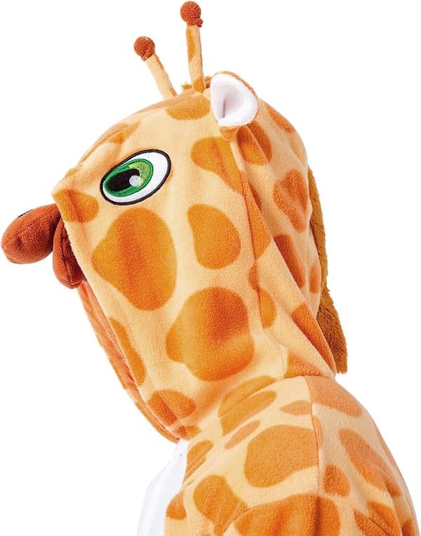 Pyjaas i ett stycke, djurdräkt för giraff i ett stycke M m