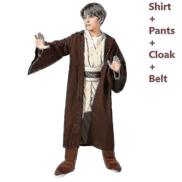 Jedi Warrior Full Set Cosplay-asu lapsille M