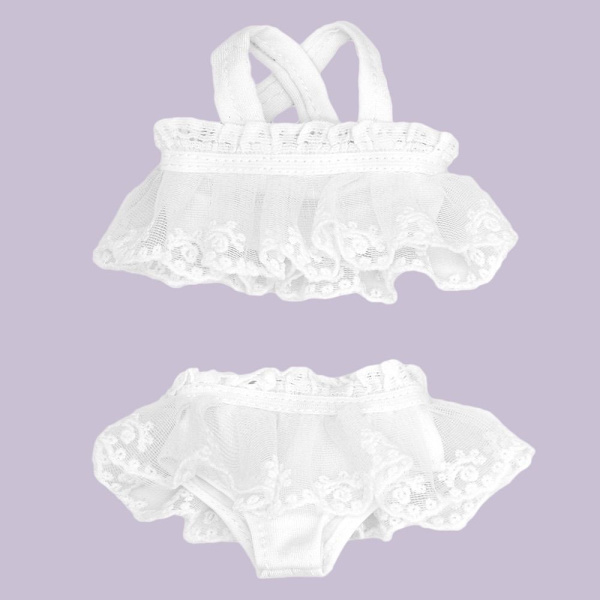 45 cm Barbie Kjole Pyjamas Badedrakt Sett (sexy hvit blonde)