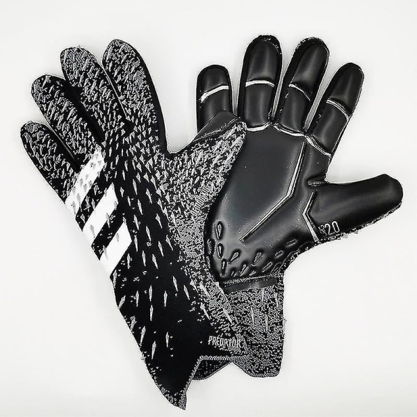 Målmandshandsker Premium Quality Fodbold Målmandshandsker Fingersave W Black Yellow 8