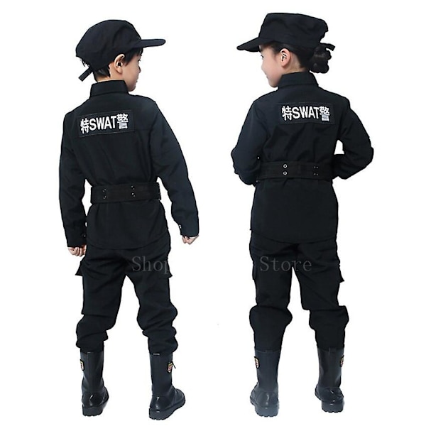 Lasten poliisiasu poliisin cosplay-asu Height 130CM