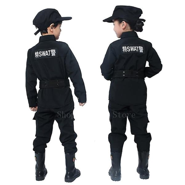 Polisuniform för barn, Cosplay- set Färg 1 W Height 130CM