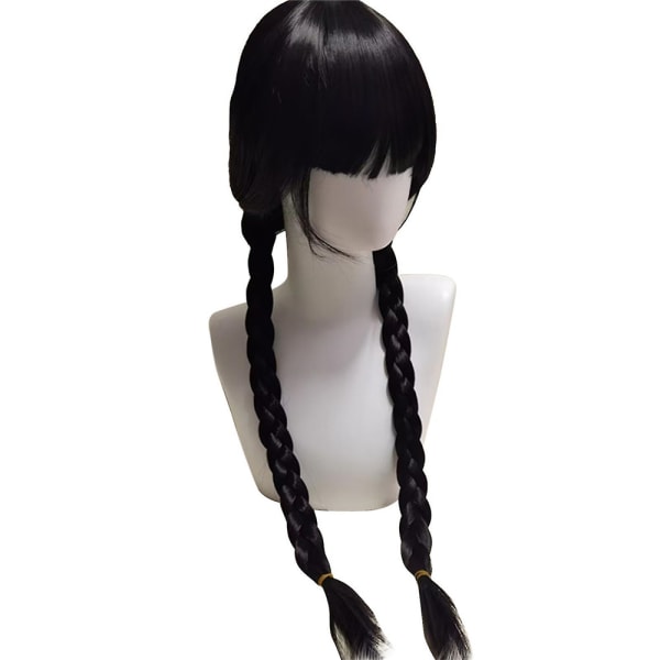 Pige Paryk Wednesday Addams Family Thing Paryk Cosplay Fest Dekorationer v