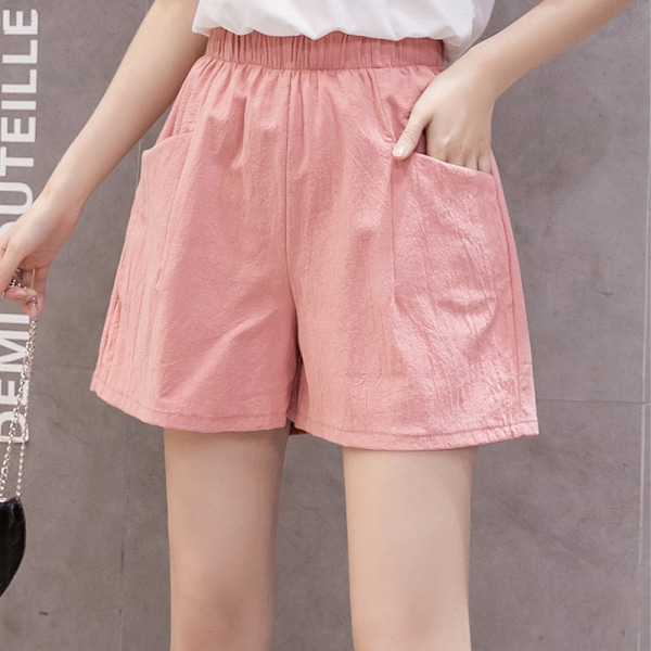 4st Casual Shorts för kvinnor Elastic Beach Summer Beach Short . XXL