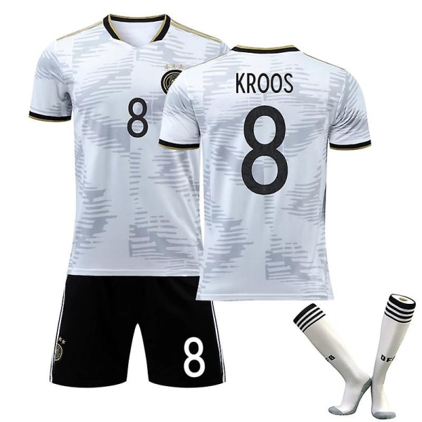 Mordely 2022 Saksan jalkapallon MM-kisojen jalkapallo Jersey W xl KROOS 8