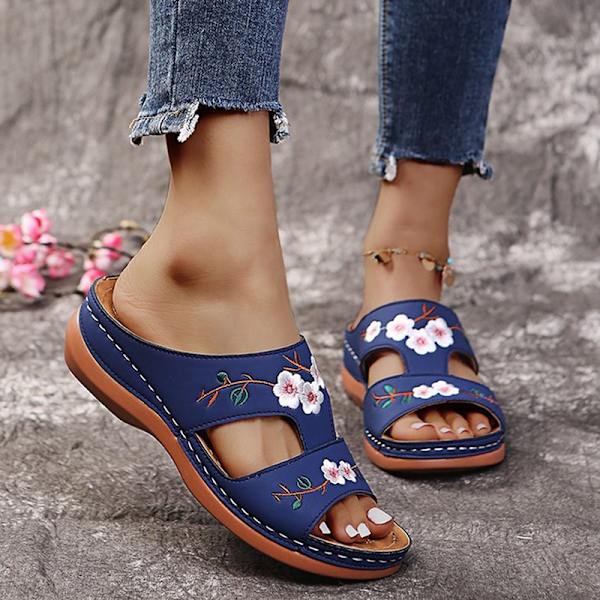 Dame Sandaler Blød Bund Kiler Sko Dame Sommer Sandaler Med . Red 38