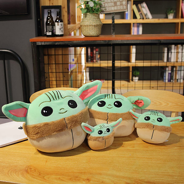 1 stk. Plysj legetøj Baby Yoda Anime Tegneserie udstoppede legetøj W 10CM