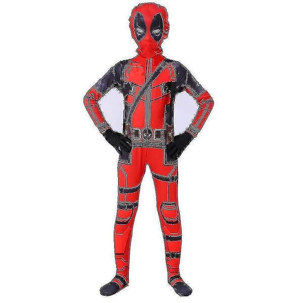 Barn Pojkar Deadpool Superhjälte Halloween Party Dräkt Prydnadsklänning Present