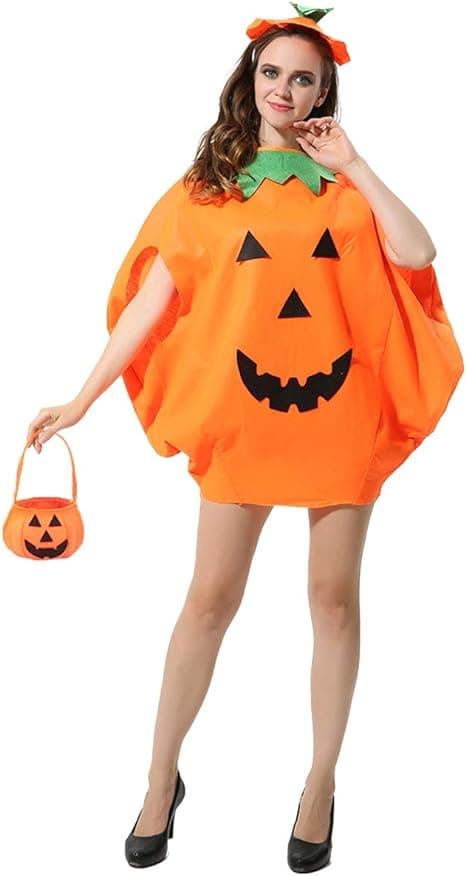 3st Halloween Kvinnor Pumpa Kostym Pumpa Cosplay Festkläder