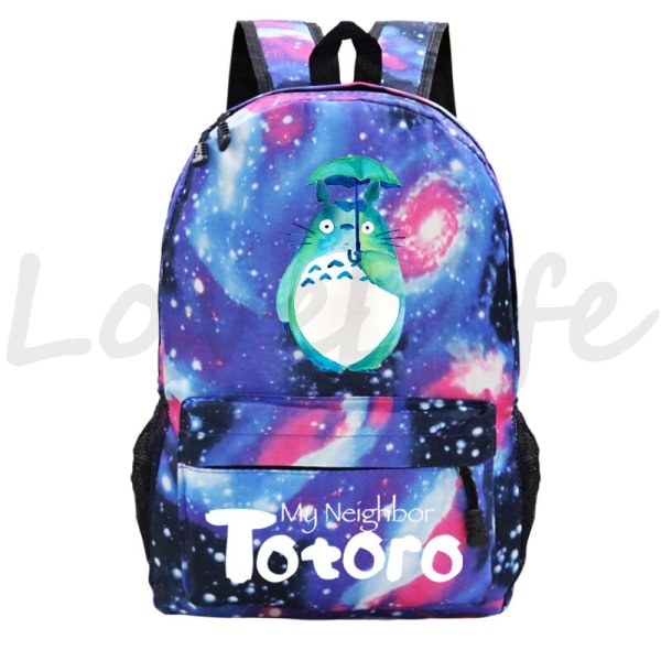 My Neighbour Totoro Ryggsäck Anime Ryggsäck Student Cartoon School Bag V style 1