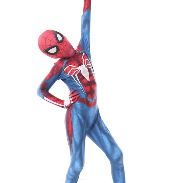 Spilversion Børns Spider-Man Kostume Halloween Kostume 120cm