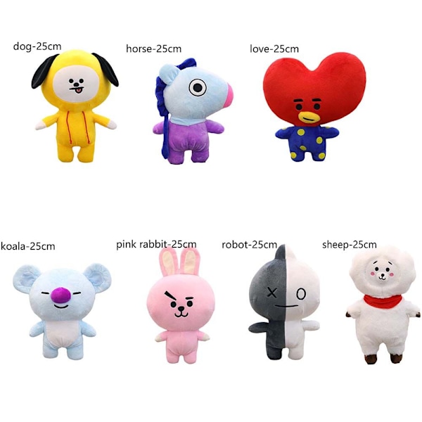 BTS Plyschdocka Julfylld leksak W